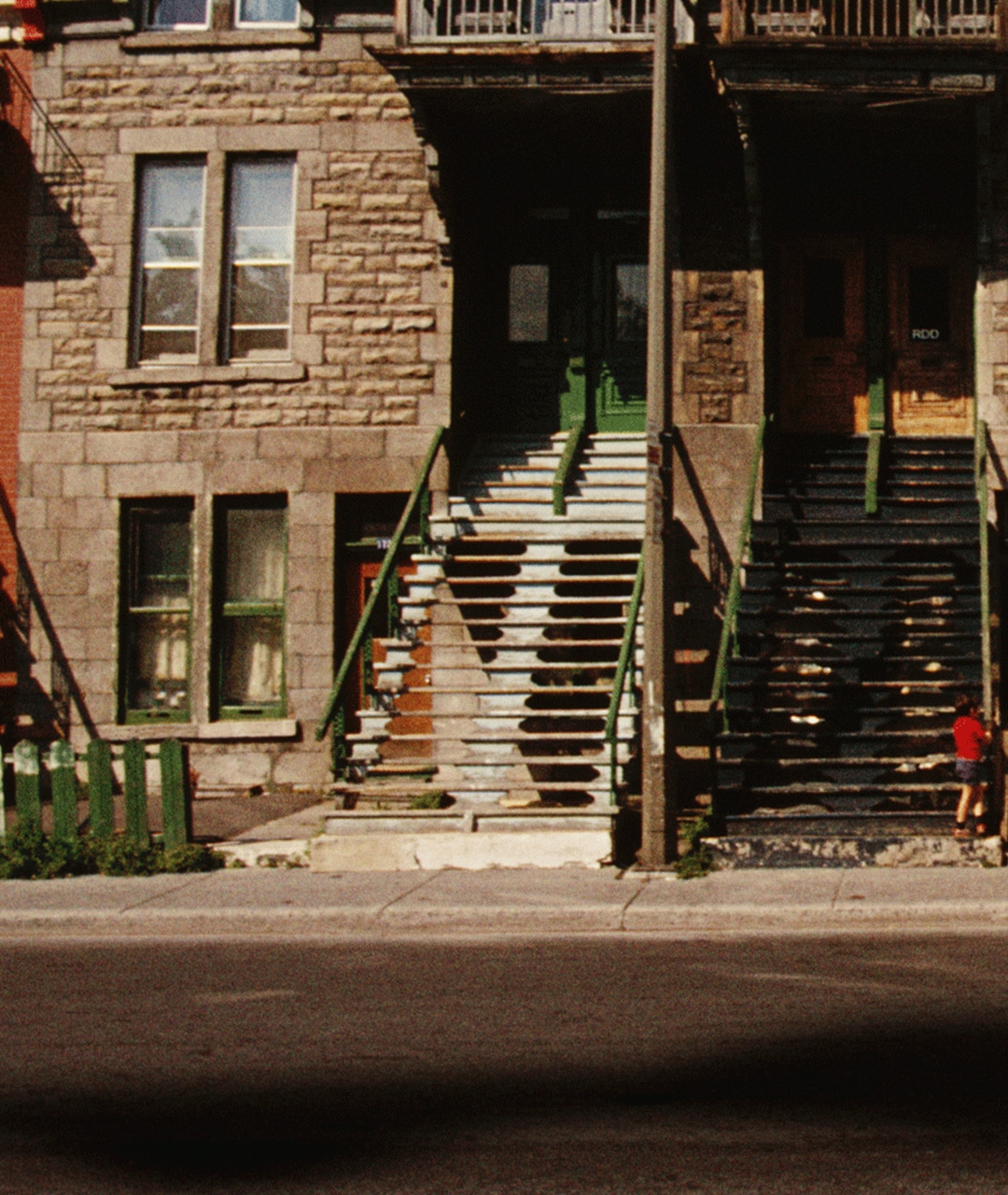 Un paysage de rue des années 1970.