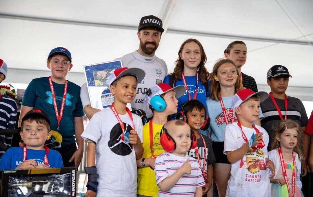 Image of children at a Make-A-Wish Canada event.